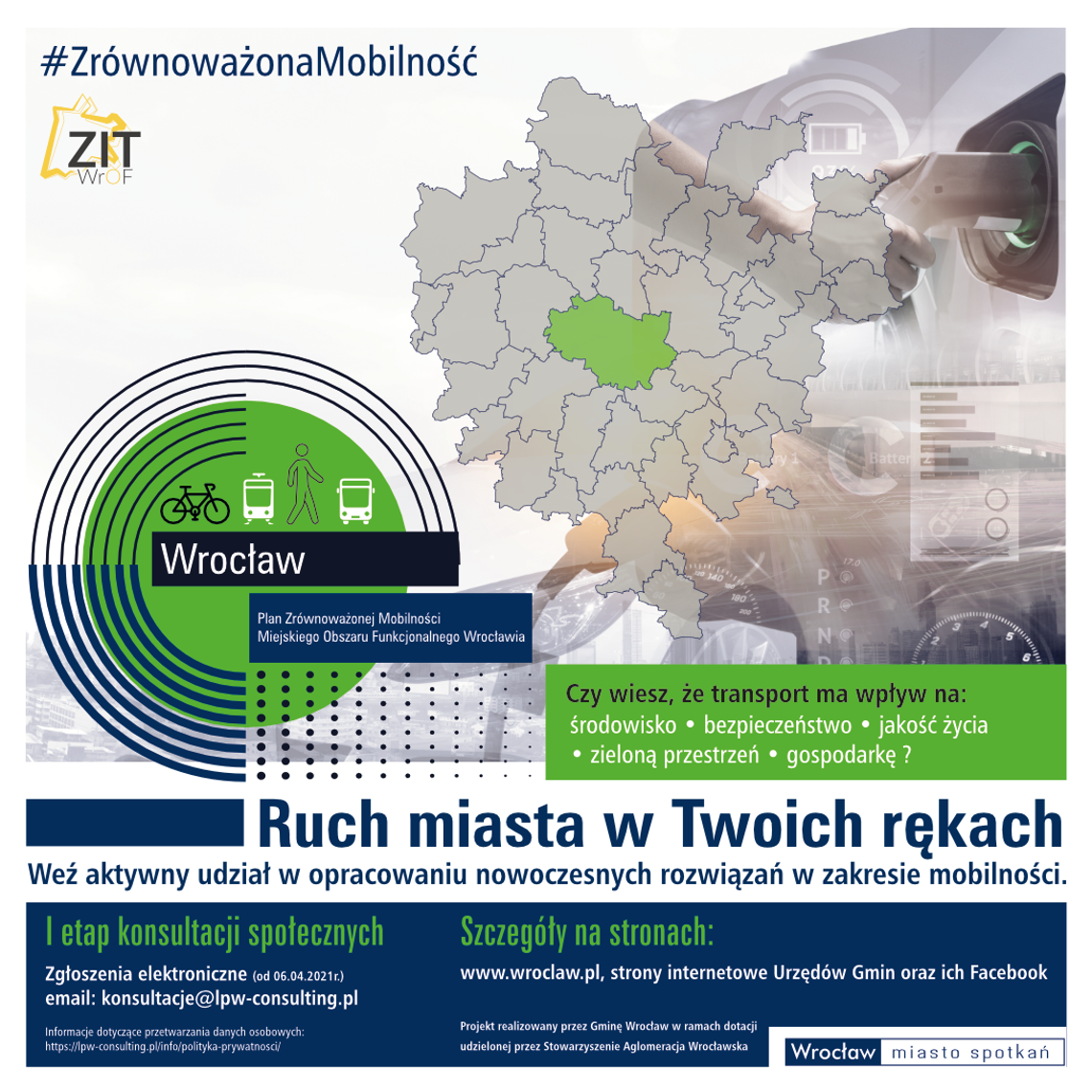 A co Ty sądzisz o Planie Zrównoważonej Mobilności dla Miejskiego Obszaru Funkcjonalnego Wrocławia?