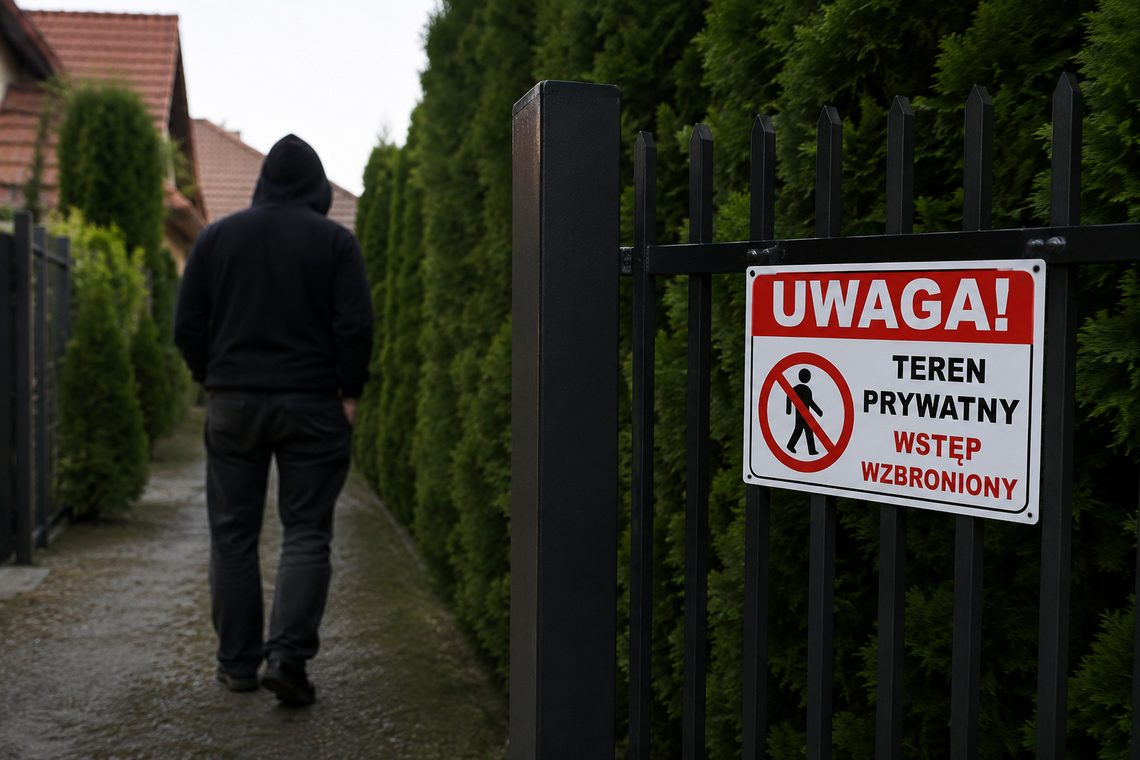 Alarm w Spalicach. Mieszkańcy ostrzegają przed podejrzanym mężczyzną chodzącym po posesjach