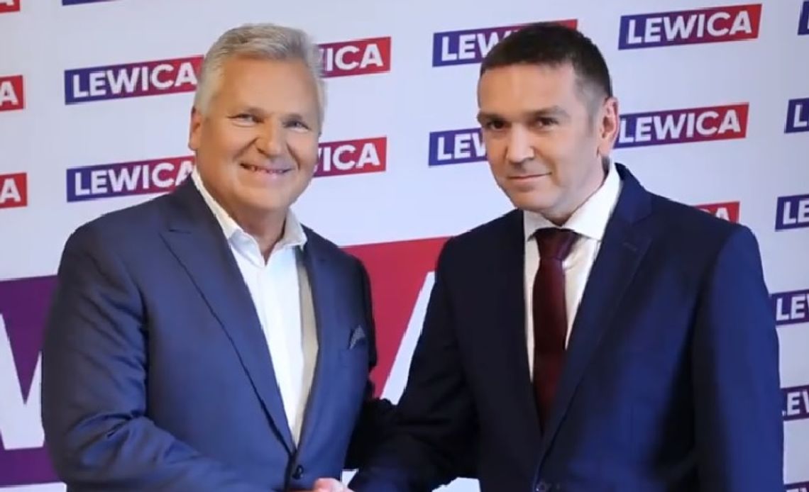 Aleksander Kwaśniewski poparł kandydata na posła z Oleśnicy