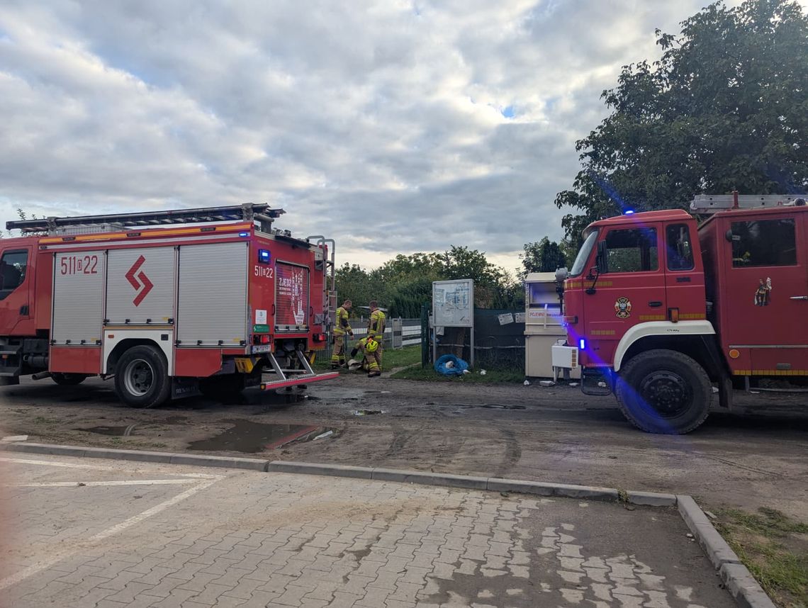 Altana w ogrodzie ROD spłonęła doszczętnie Altana w ogrodzie ROD spłonęła doszczętnie