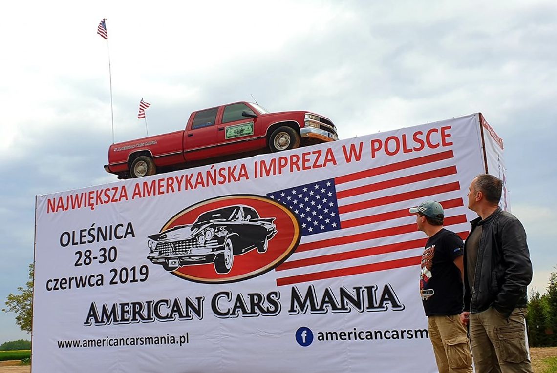 American Cars Mania reklamuje Oleśnicę 