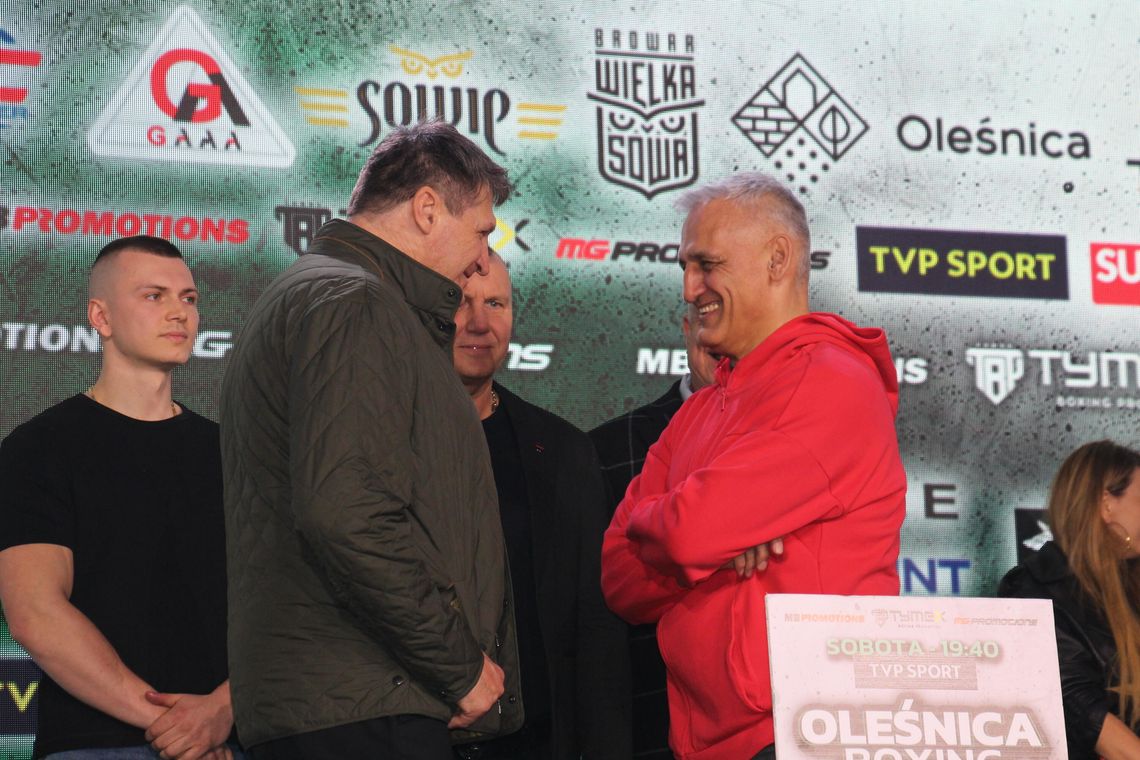 Andrzej Gołota na ważeniu w Oleśnicy [AKTUALIZACJA]