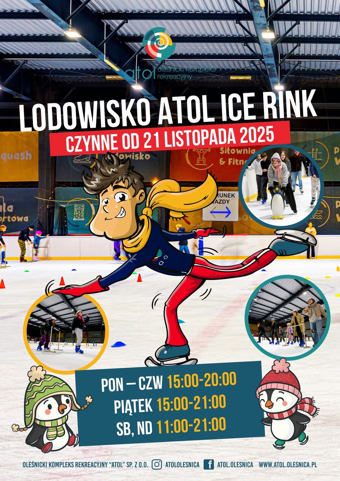 Atol Oleśnica otwiera lodowisko