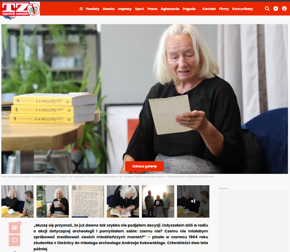 „Baśka z Oleśnicy” odnaleziona po 42 latach. Młodzieńcze marzenie doprowadziło ją do Masłomęcza