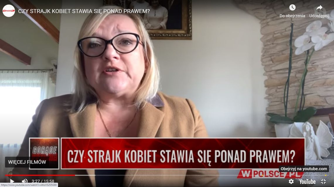 Beata Kempa skomentowała zdjęcie niemieckiej polityk z hasłem "To jest wojna"