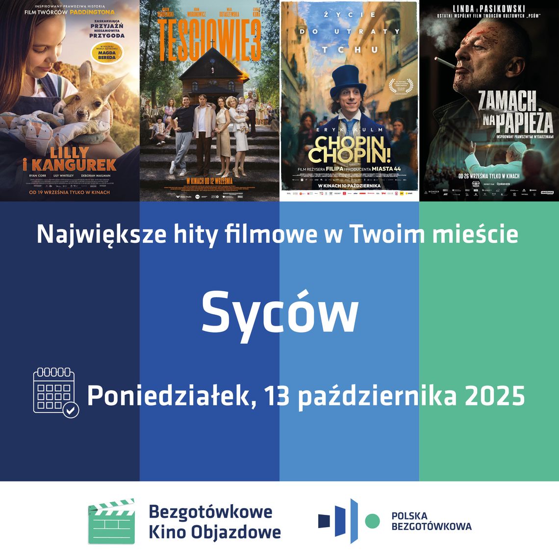 Bezgotówkowe Kino Objazdowe w Sycowie