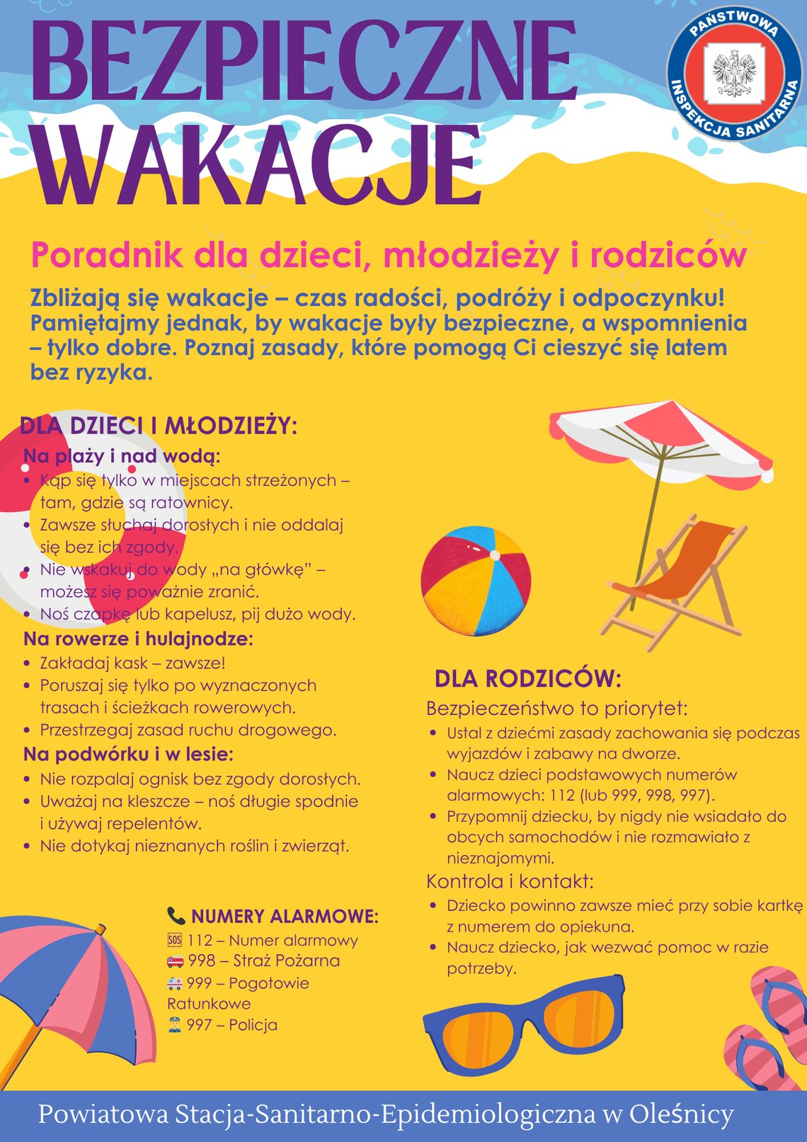 „Bezpieczne wakacje z Sanepidem”