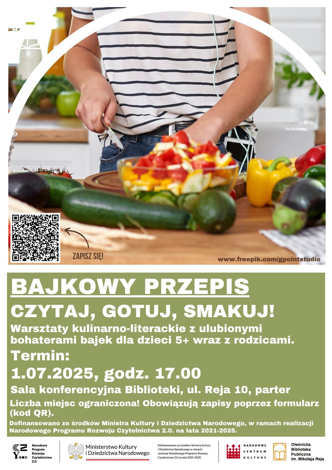 "Pod Sową" zaprasza na warsztaty kulinarno-literackie