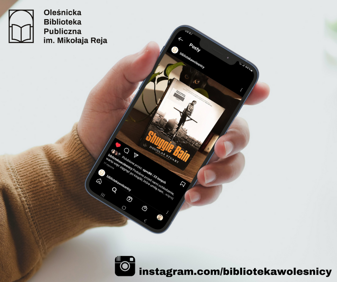 Biblioteka w Oleśnicy na Instagramie