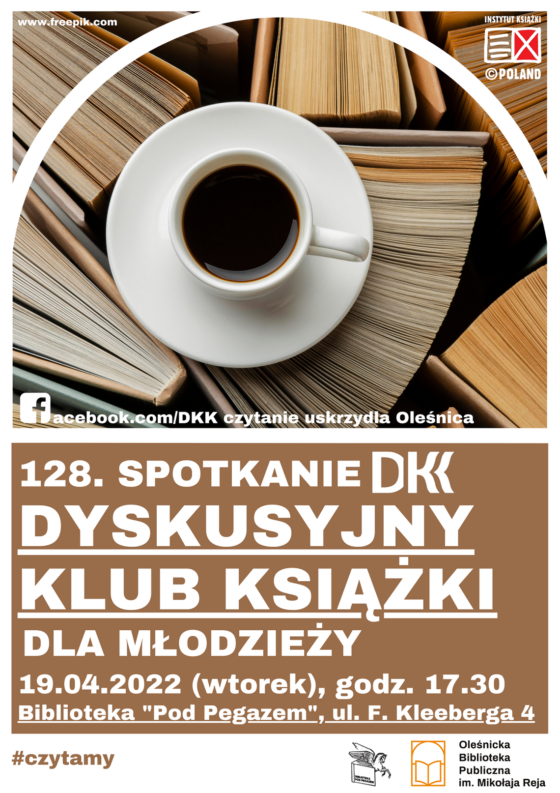 Biblioteka zaprasza na 128. spotkanie w ramach DKK dla młodzieży