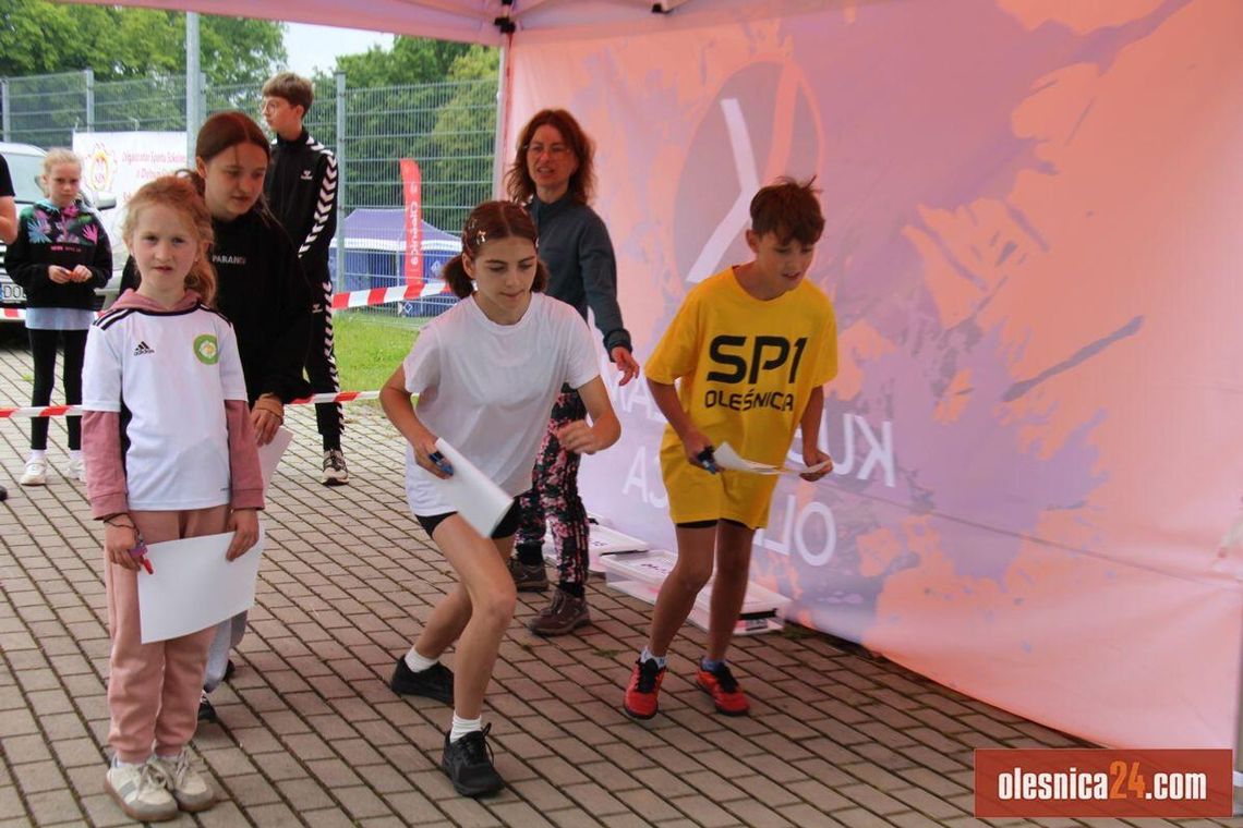 Biegali na orientację w Oleśnicy