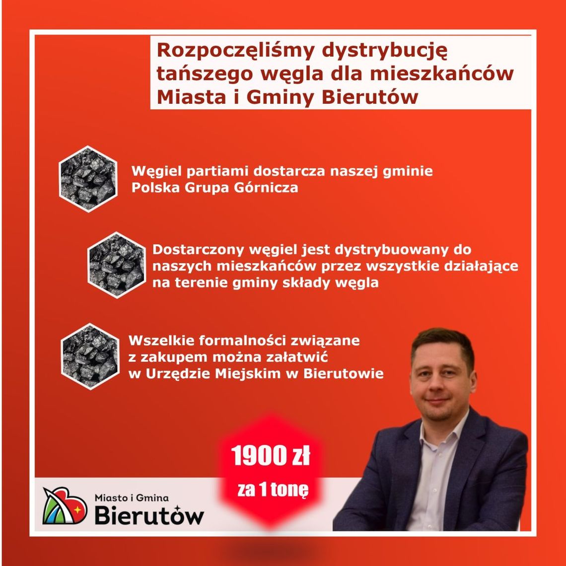 Bierutów: Węgiel w końcu przybył!