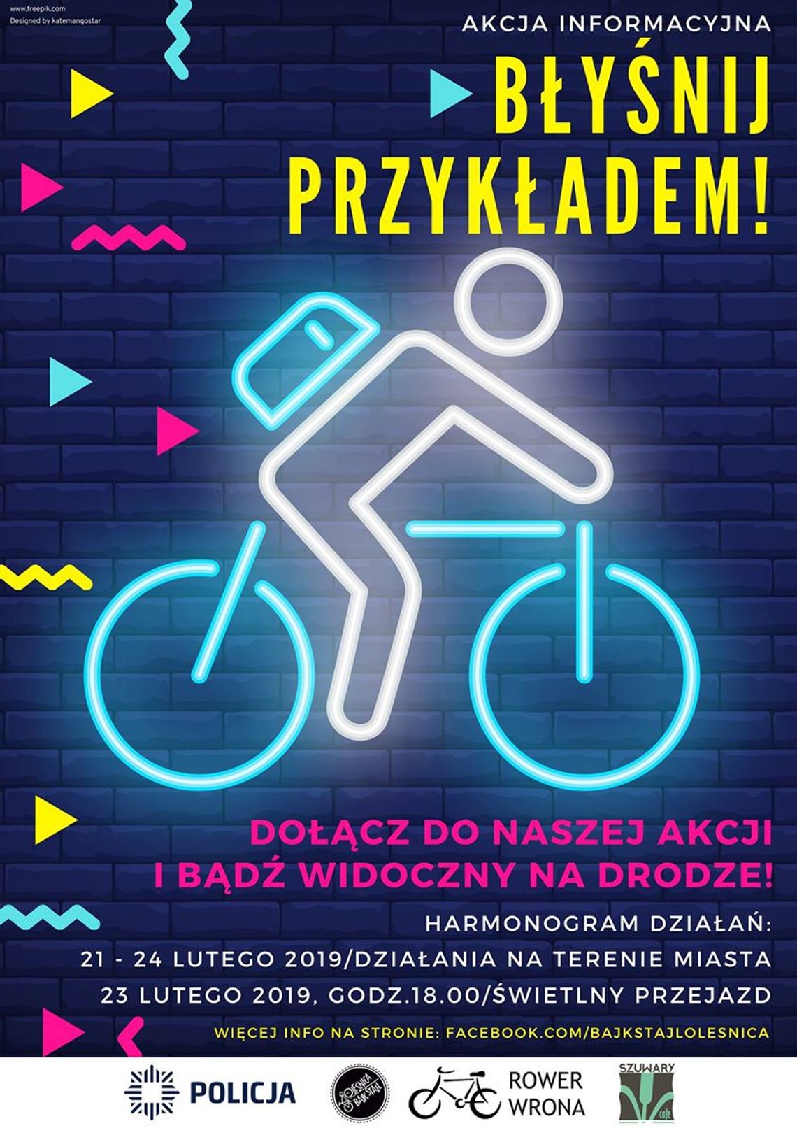 Błyśnij przykładem! - akcja policji i Oleśnica Bajk Stajl