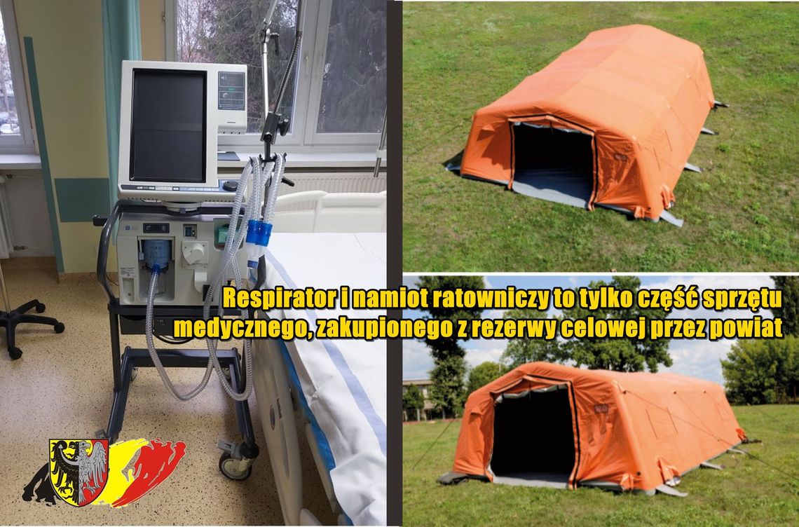Brawo! Starosta Dżugaj kupił respirator dla szpitala w Oleśnicy!