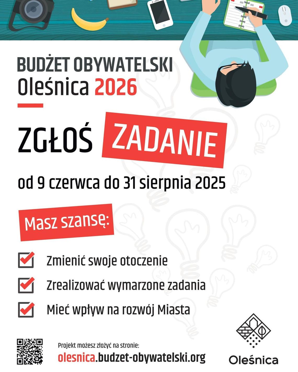 Budżet obywatelski 2026 w Oleśnicy