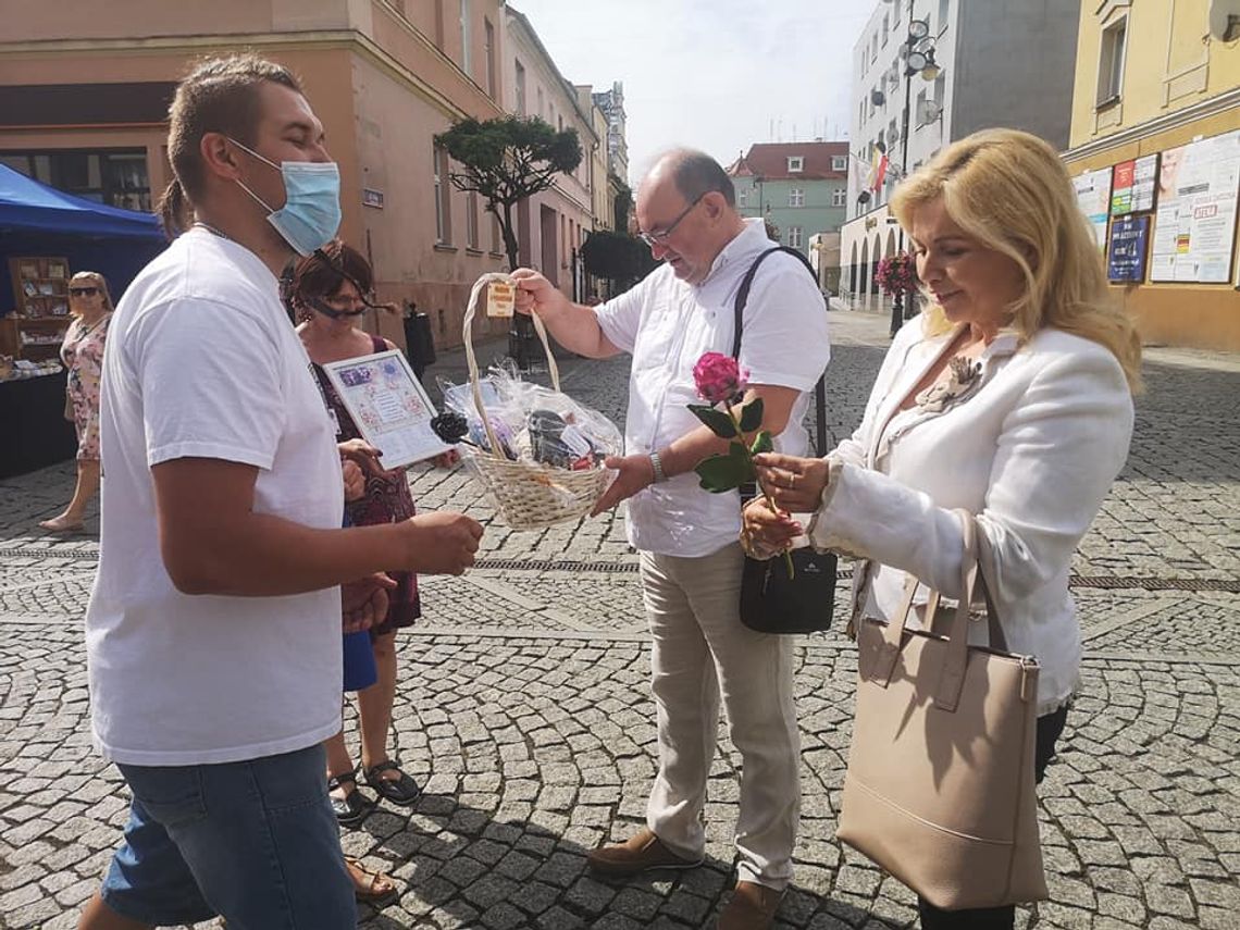 Burmistrz na jarmarku