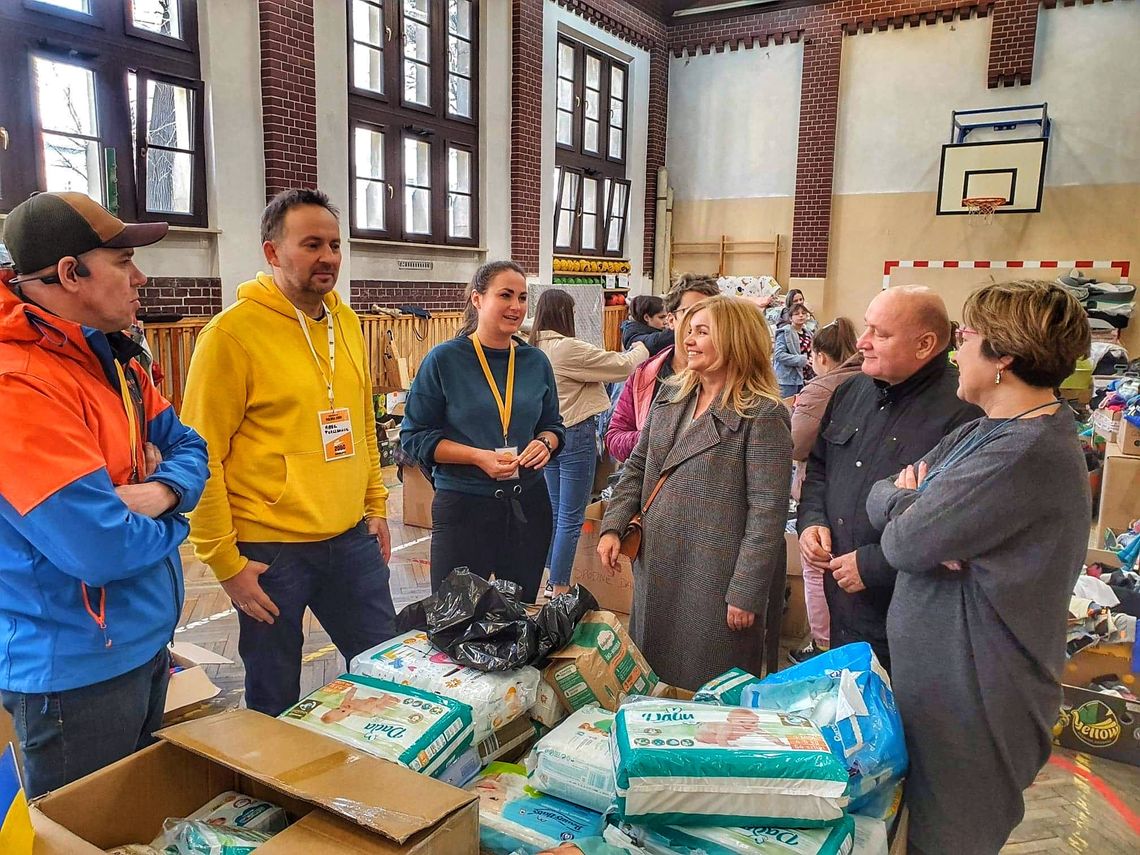 Burmistrz Oleśnicy dziękuje za pomoc zaoferowaną  ukraińskim uchodźcom