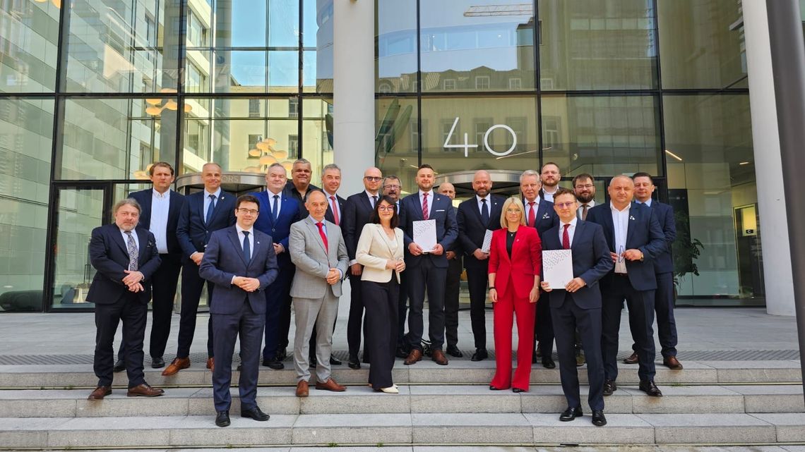 Burmistrz Twardogóry w Brukseli