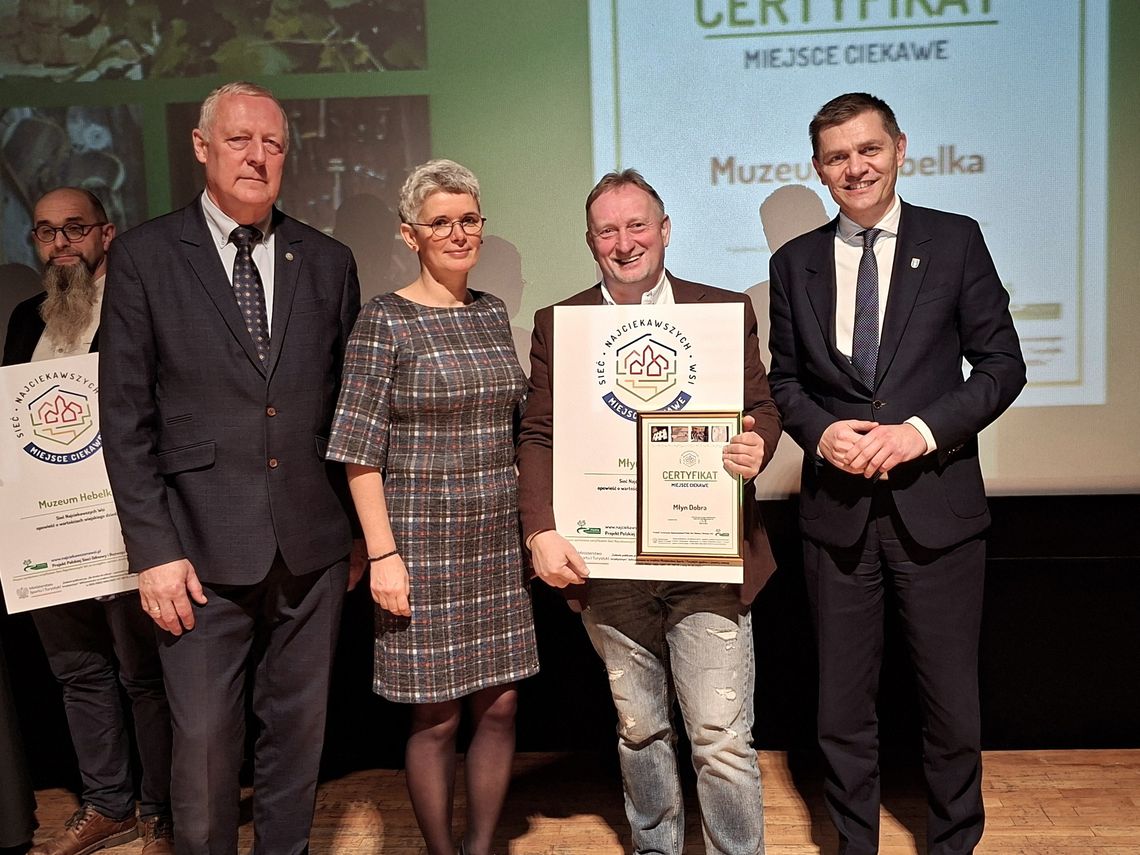 Certyfikat promocyjny dla Młynu Dobra Certyfikat promocyjny dla Młynu Dobra