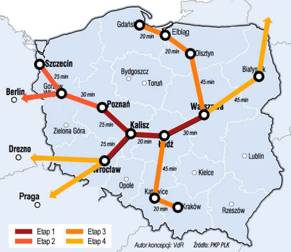 Co dalej z kolejami dużych prędkości w gminie Bierutów?