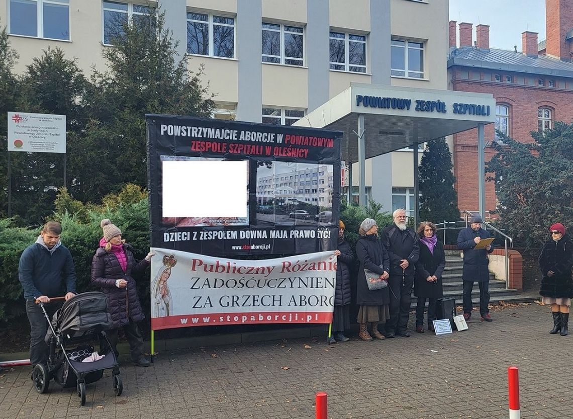 Co dalej z protestami proliferów pod szpitalem?