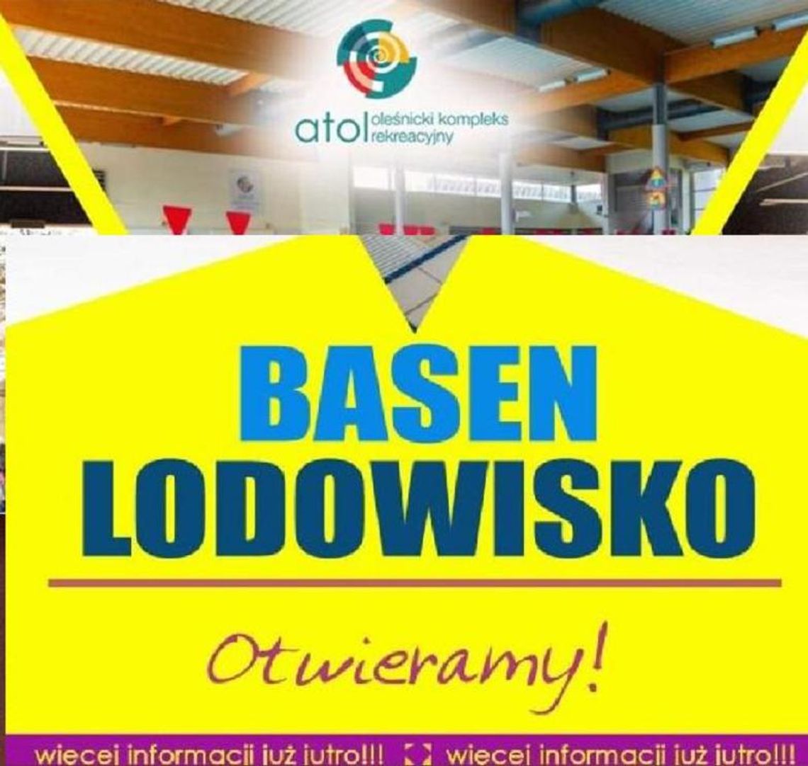 Co z otwarciem basenu Atola Oleśnica?