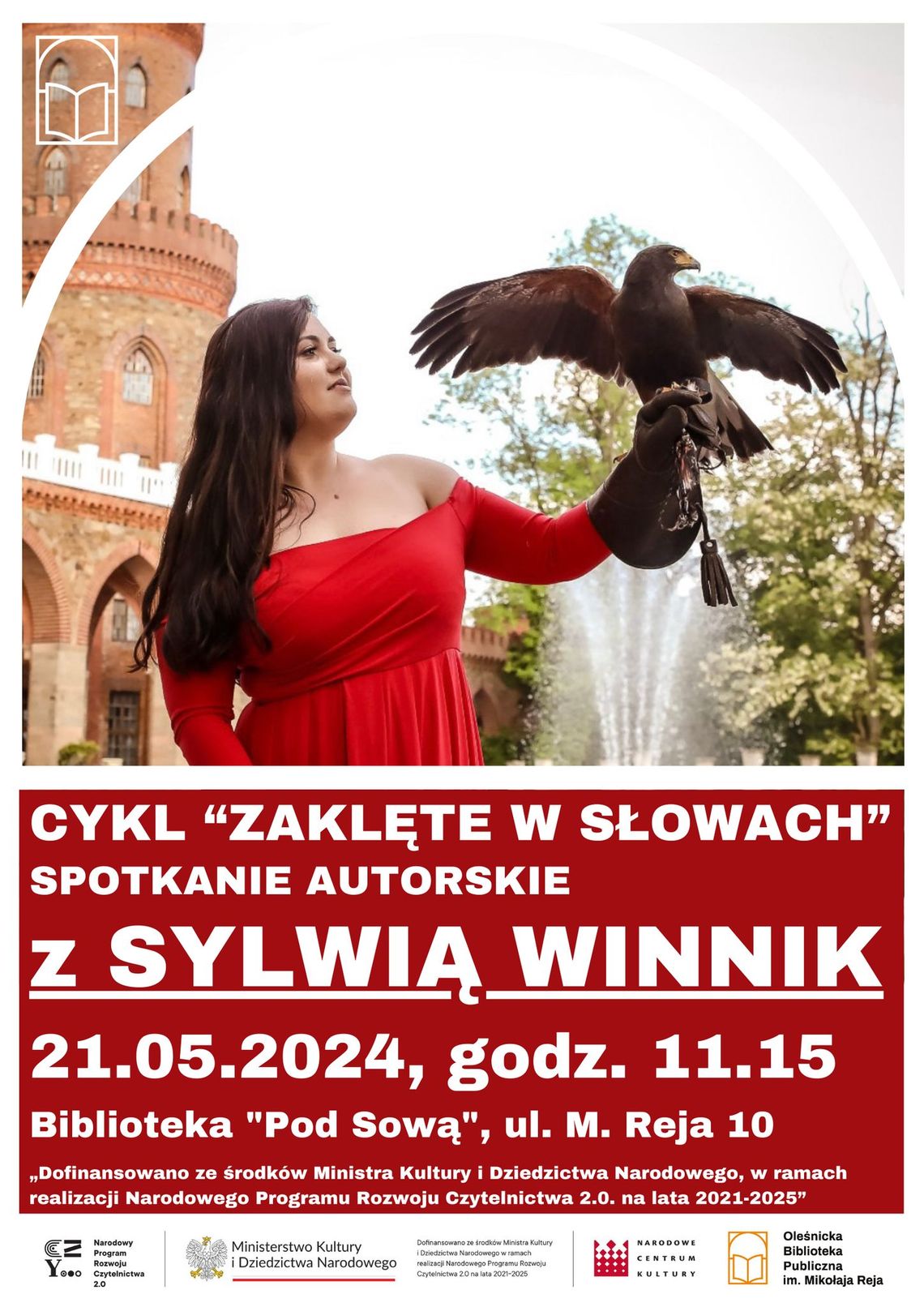 Cykl "Zaklęte w słowach" w bibliotece w Oleśnicy