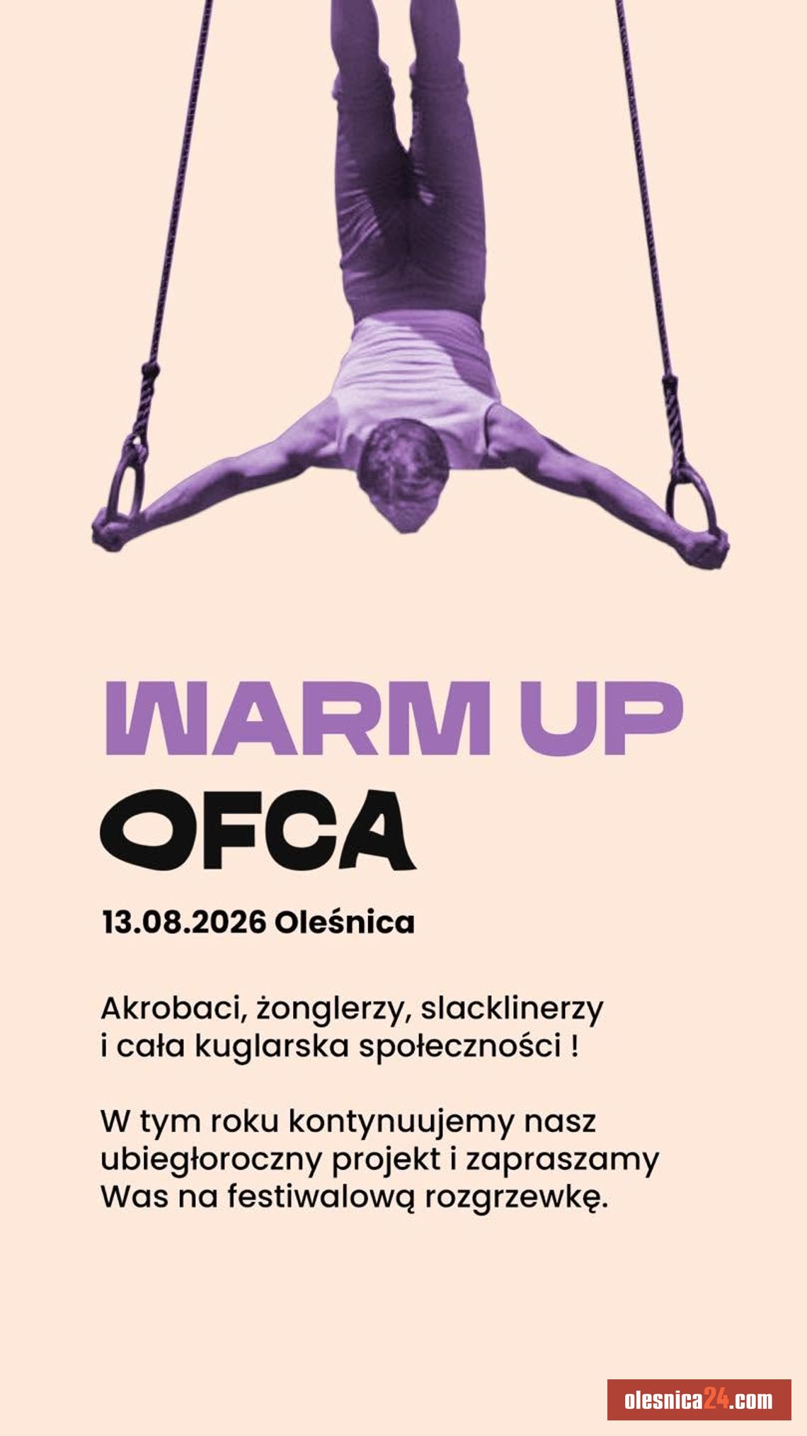 Cyrkowa rozgrzewka przed OFCĄ. Darmowe warsztaty i Fight Night już dzień przed festiwalem
