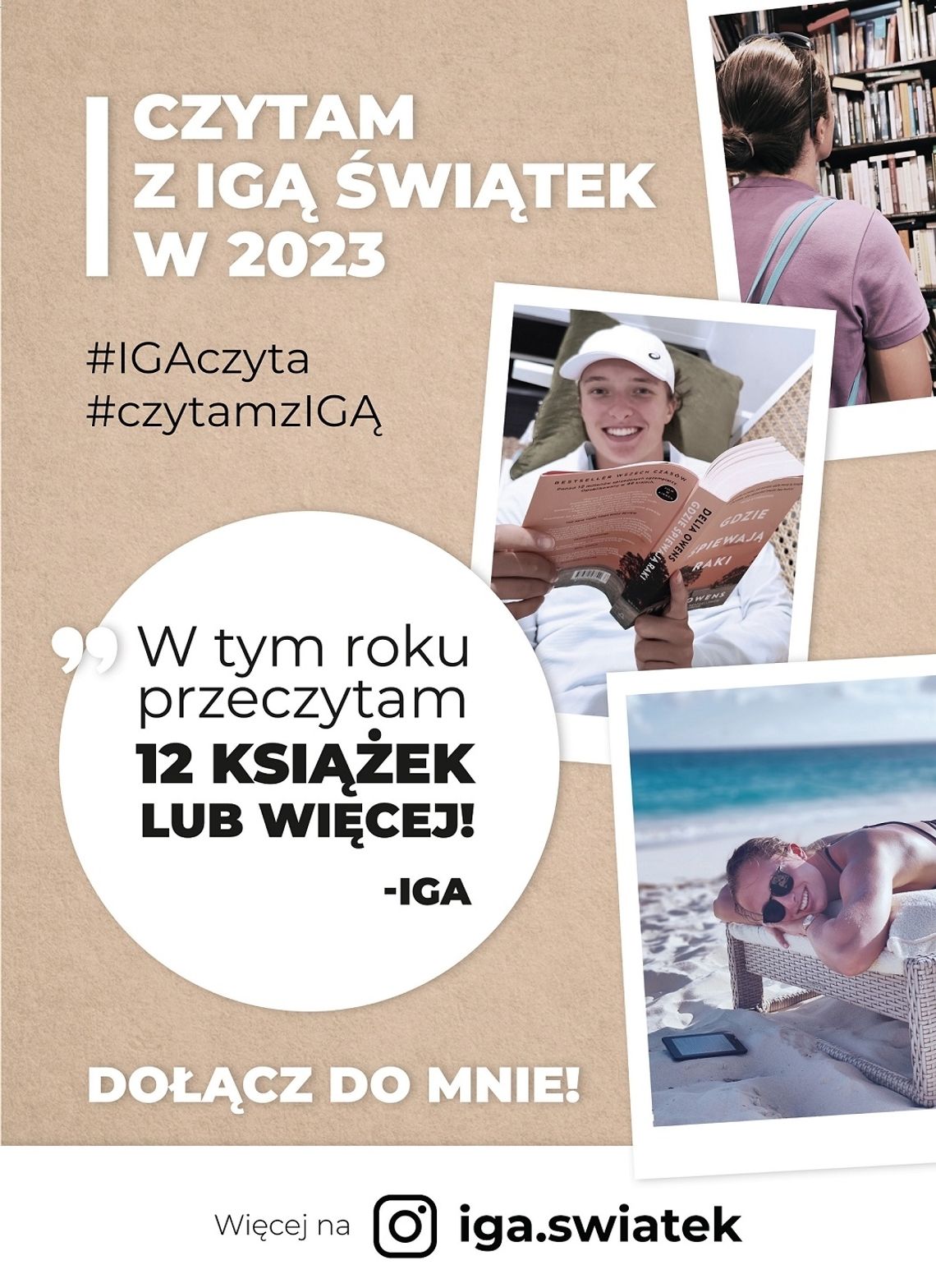 Czytajcie z Igą Świątek!