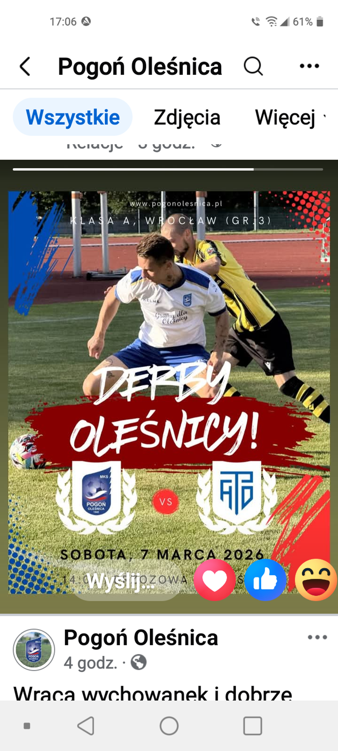 Derbowy hit już w sobotę - Pogoń kontra APO