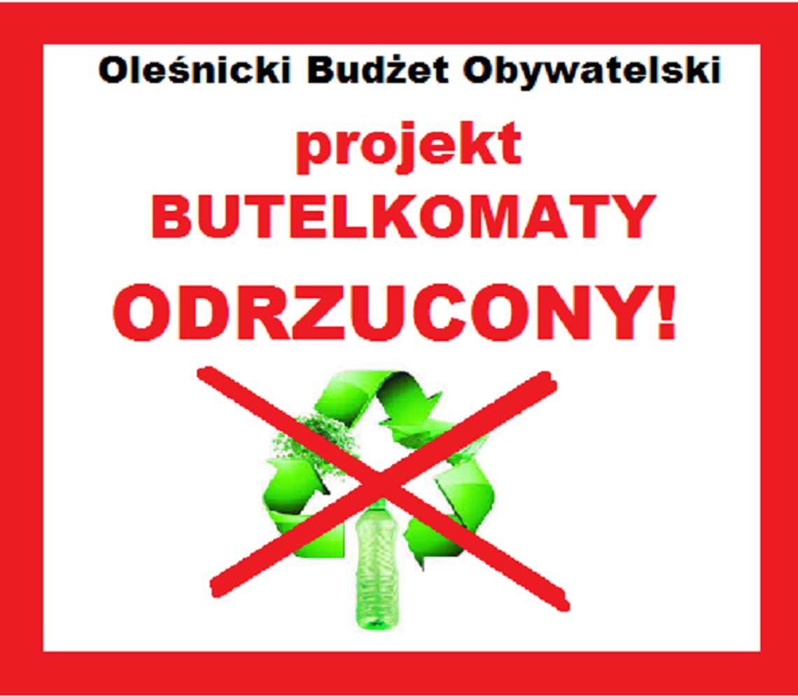 Dlaczego odrzucono projekt zgłoszony do Oleśnickiego Budżetu Obywatelskiego 2020?