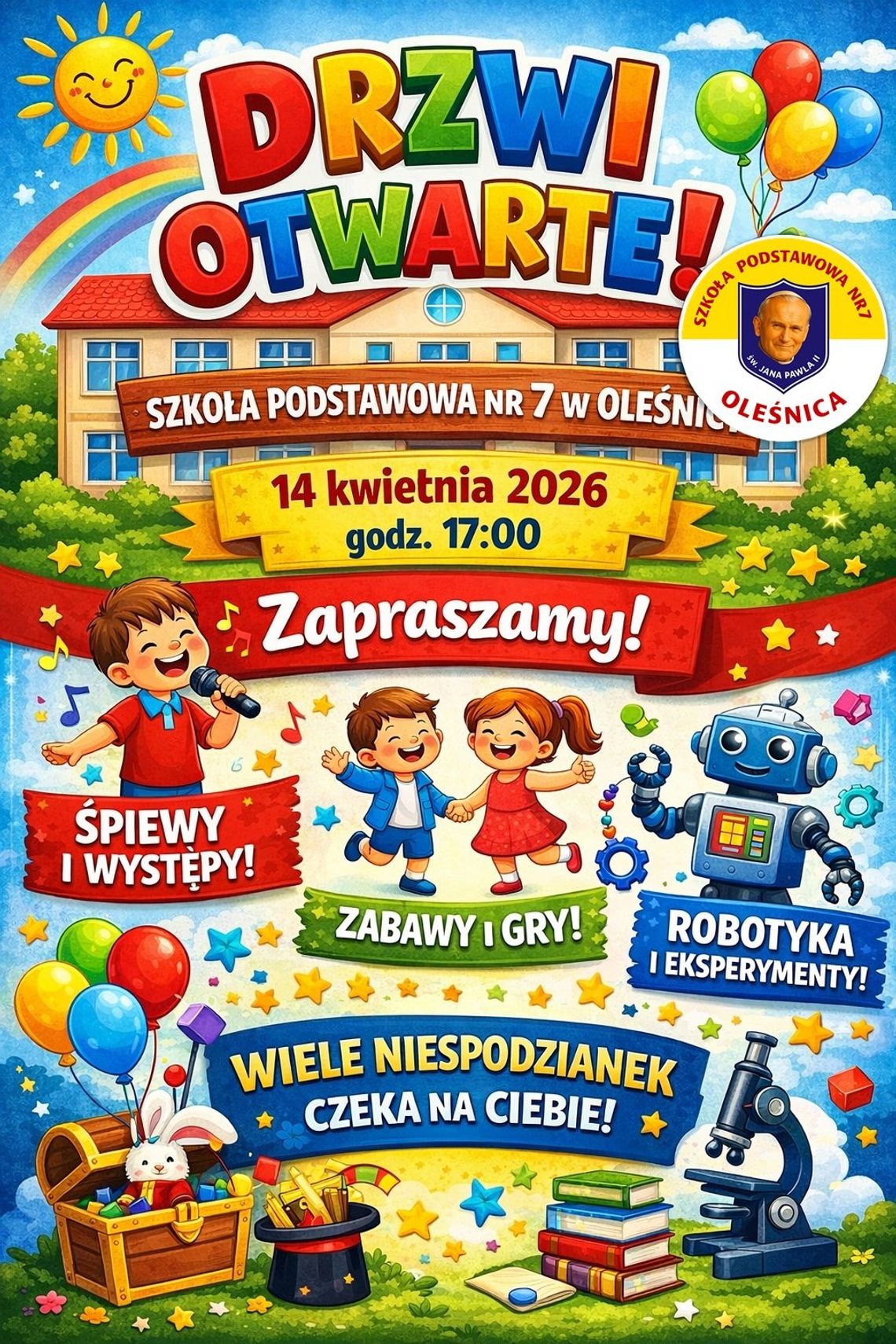 Dni Otwarte w Szkole Podstawowej nr 7 w Oleśnicy