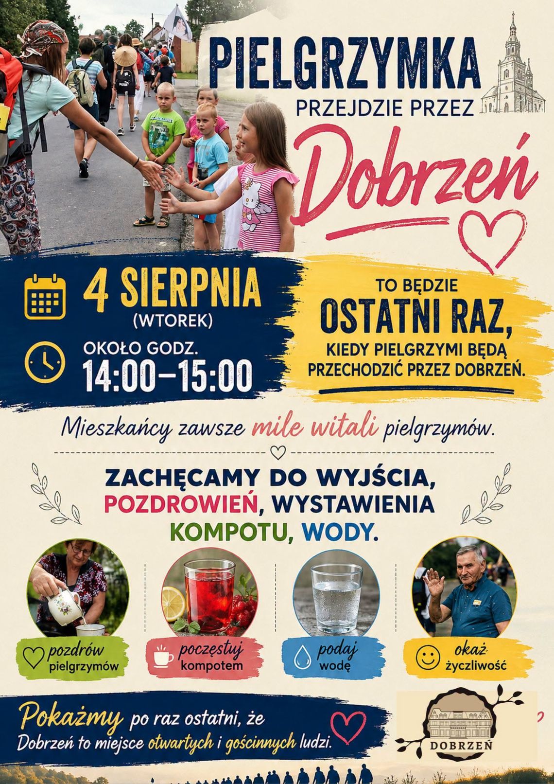 Dobrzeń po raz ostatni powita Pieszą Pielgrzymkę Wrocławską Dobrzeń po raz ostatni powita Pieszą Pielgrzymkę Wrocławską
