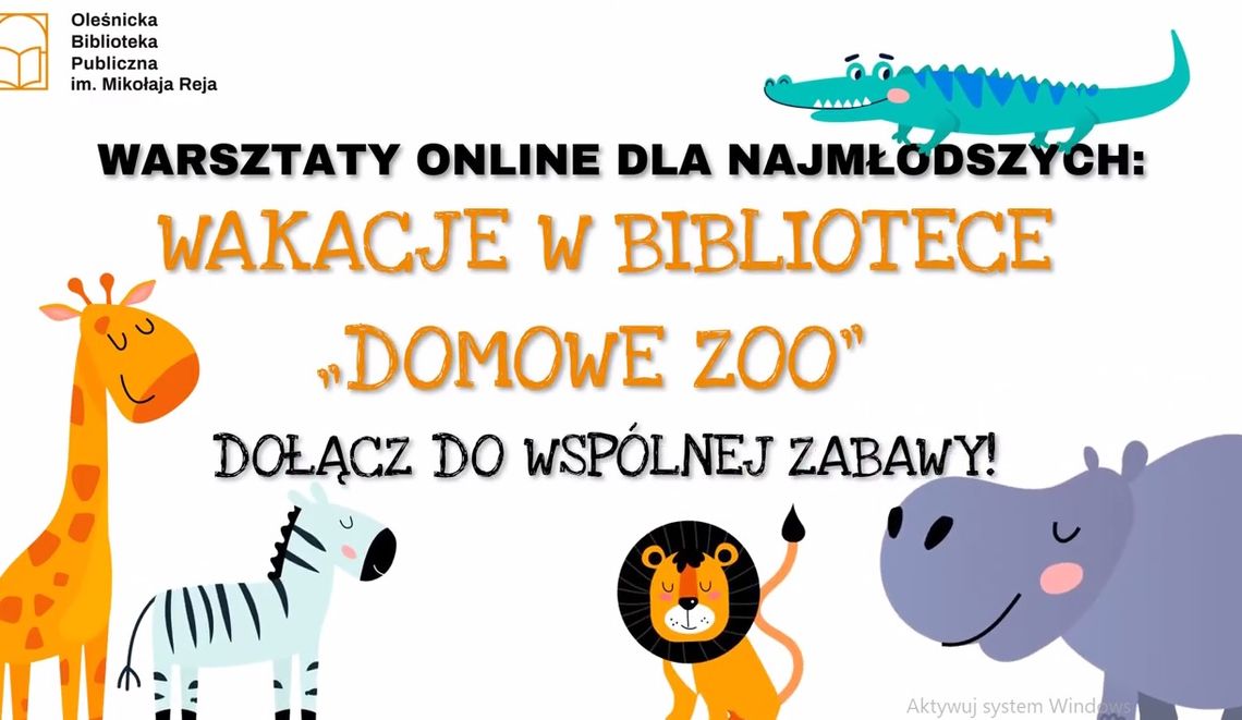 Domowe zoo w bibliotece w Oleśnicy