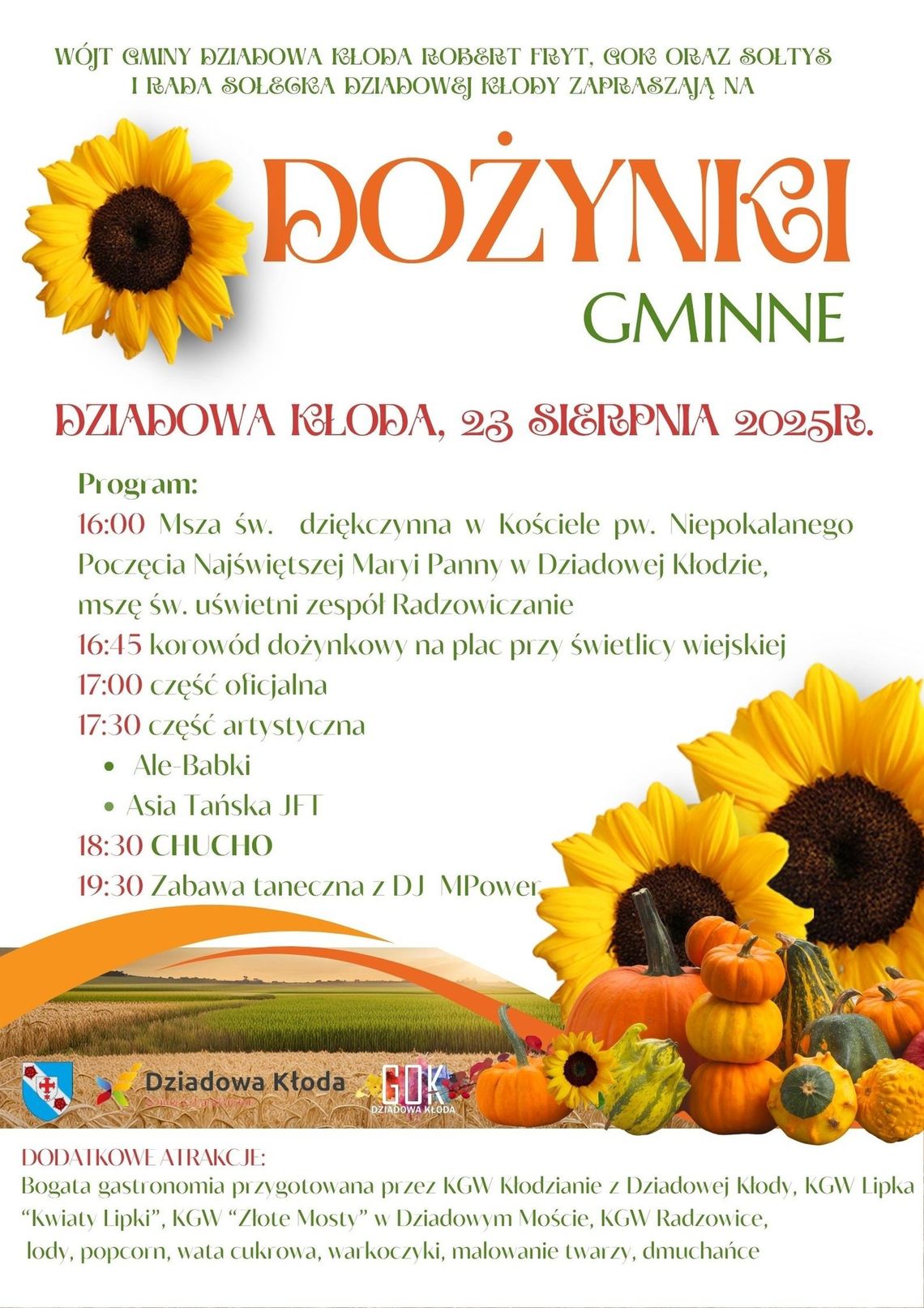 Dziadowa Kłoda stroi się na dożynki