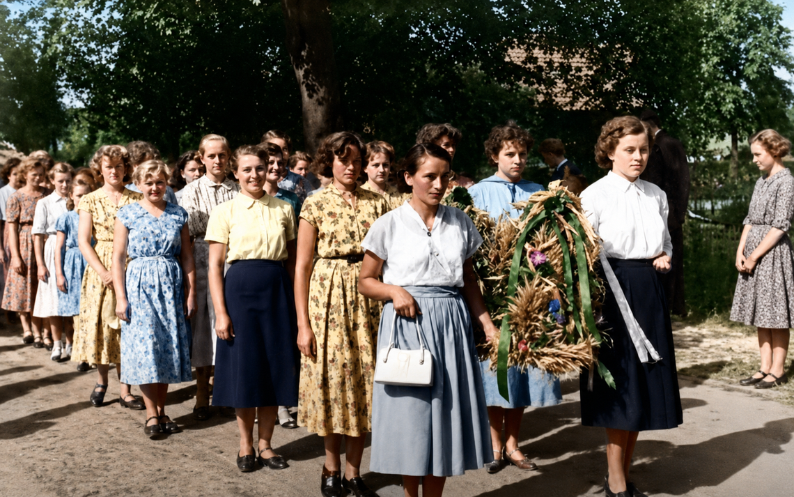 Dożynki z 1958 roku. Zobaczcie, jak świętowano ponad 65 lat temu (ROLKA)