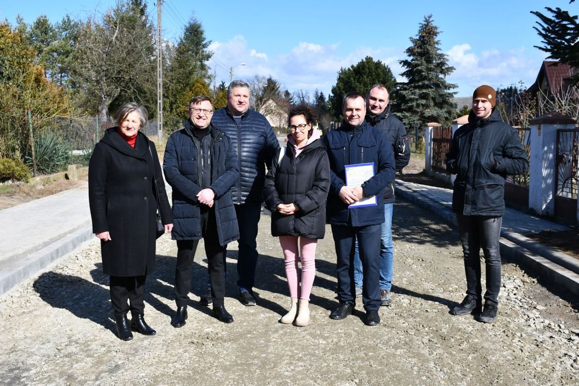 Droga w Krzeczynie już w części gotowa