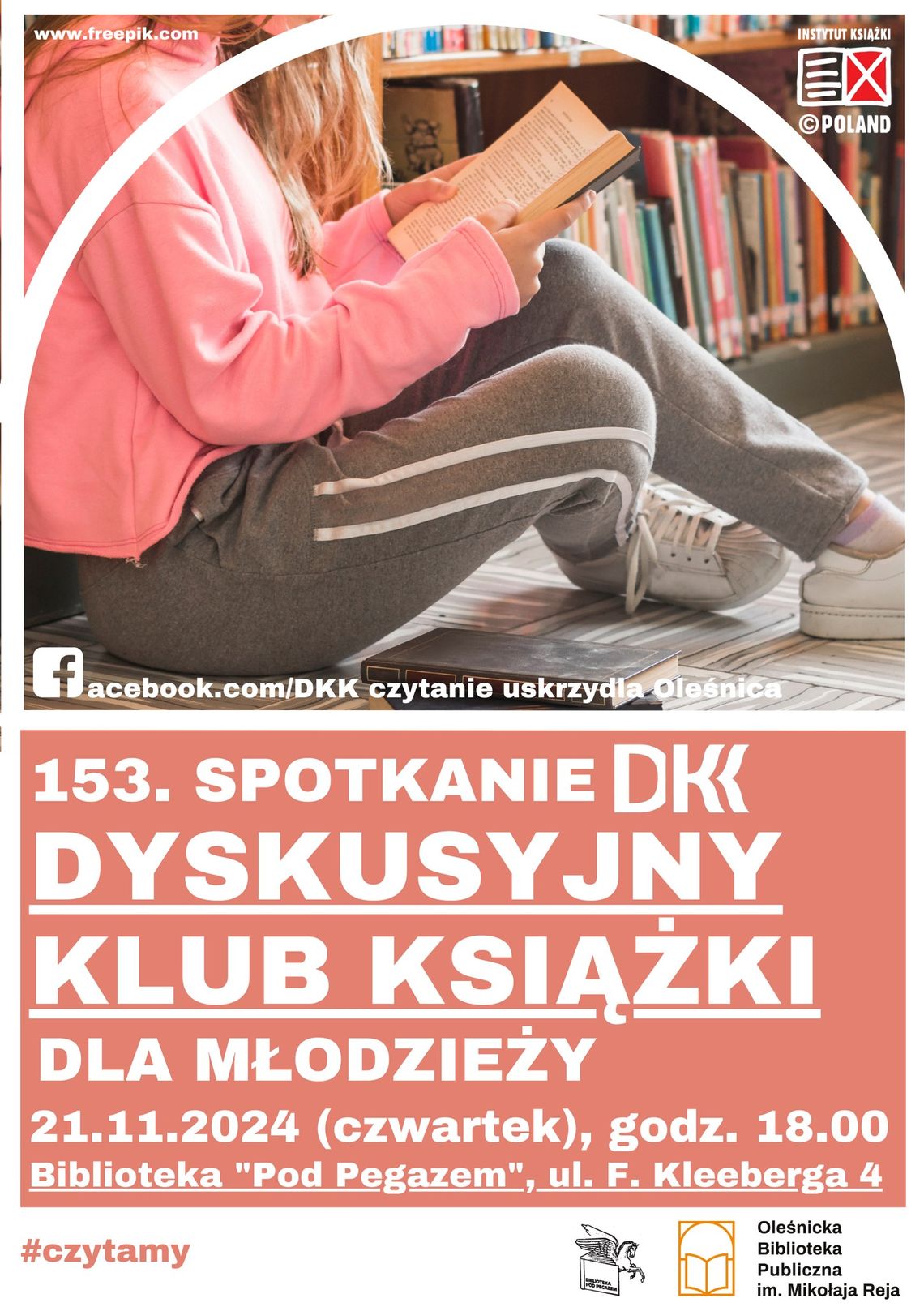 Dyskusyjny Klub Książki dla Młodzieży zaprasza