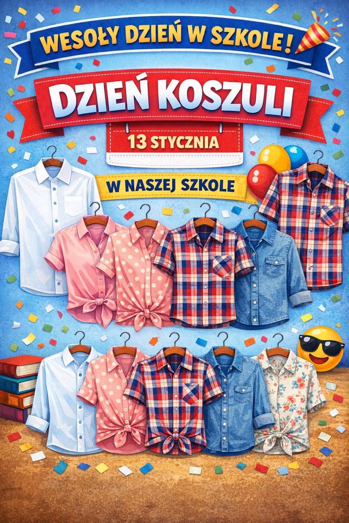 Dzień Koszuli w SP w Dobroszycach – 13 stycznia dzieci czekają na „wolny dzień od pytań” Dzień Koszuli w SP w Dobroszycach – 13 stycznia dzieci czekają na „wolny dzień od pytań”