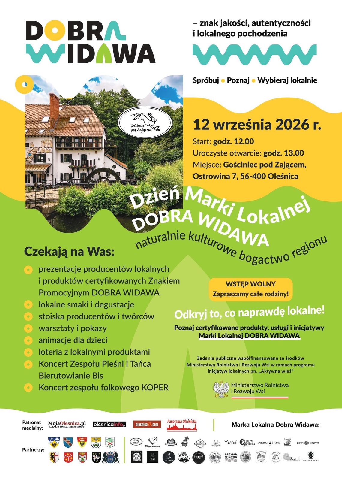 Dzień Marki Lokalnej Dobra Widawa już 12 września w Ostrowinie