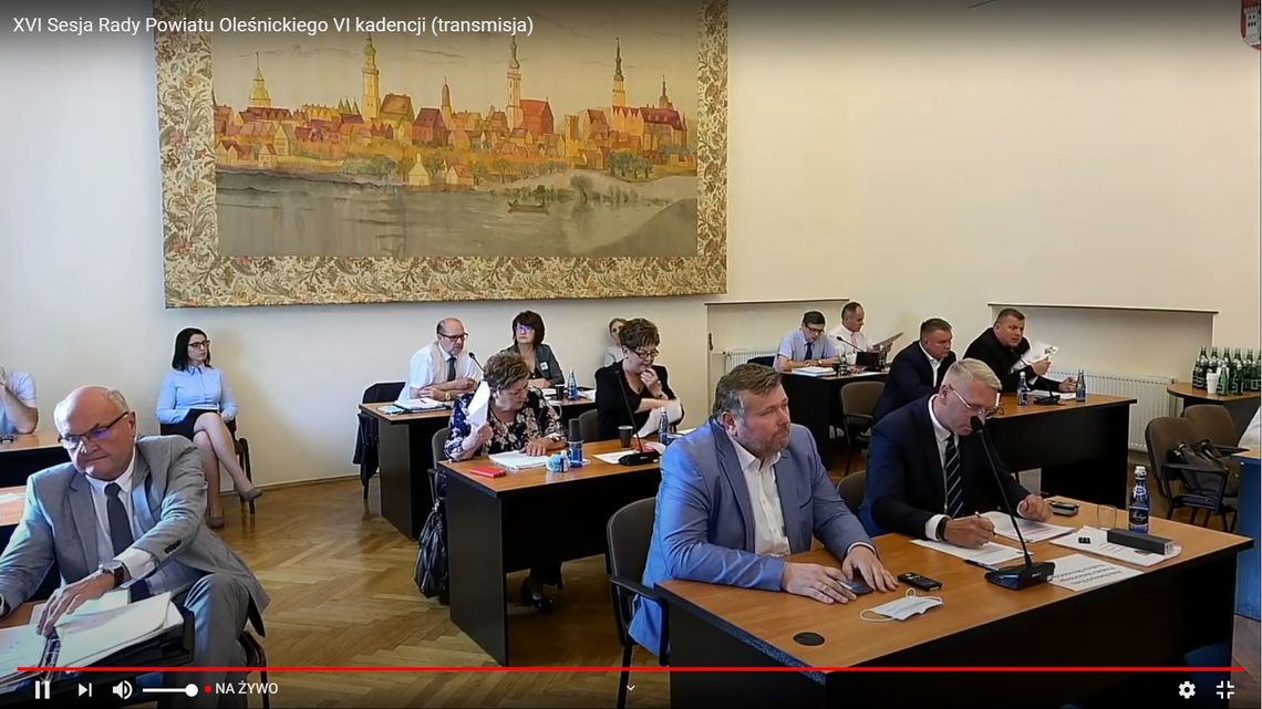 Dziś  "Raport o stanie Powiatu Oleśnickiego" i głosowanie w sprawie udzielenia wotum zaufania Zarządowi Powiatu