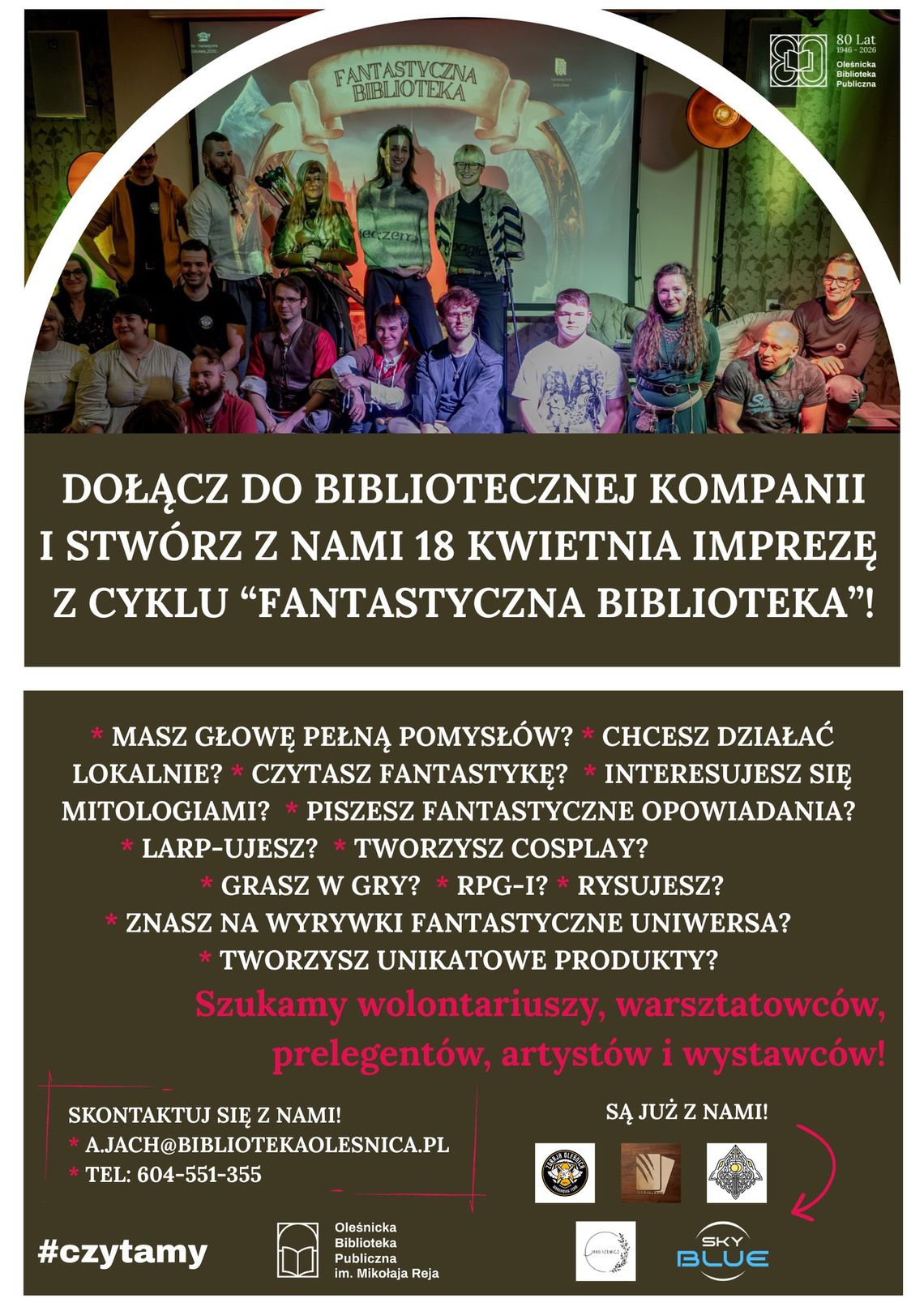 Fantastyczna Biblioteka 2026 w Oleśnicy