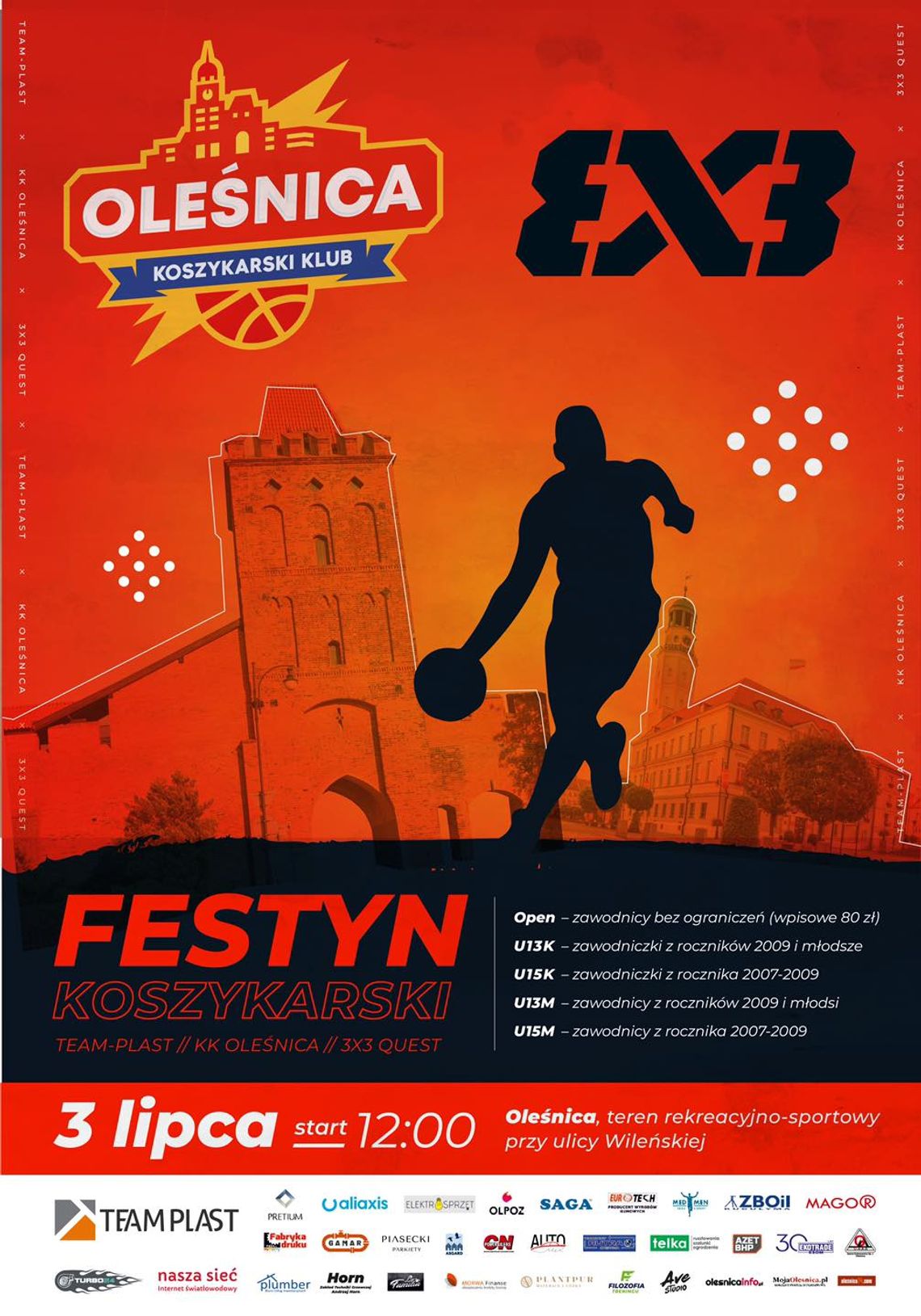 Festyn - nie tylko dla koszykarzy - na Wileńskiej w Oleśnicy