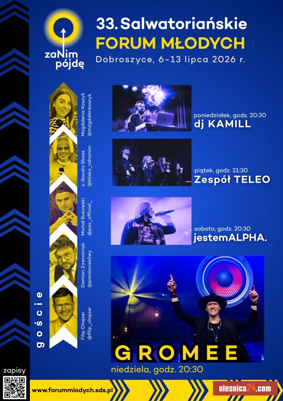 Filip Chajzer, Gromee, Teleo i JestemALPHA. Dobroszyce zamieniają się w stolicę młodzieży! Filip Chajzer, Gromee, Teleo i JestemALPHA. Dobroszyce zamieniają się w stolicę młodzieży!