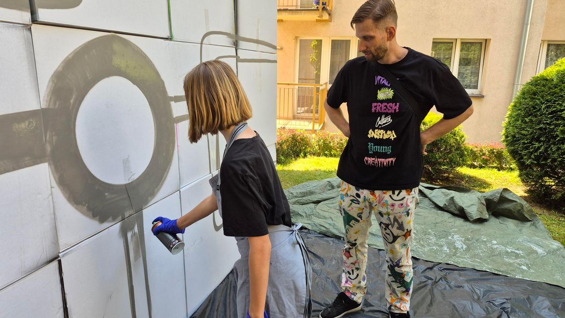 Finał cyklu warsztatów grafitti "Wspólna Mozaika"
