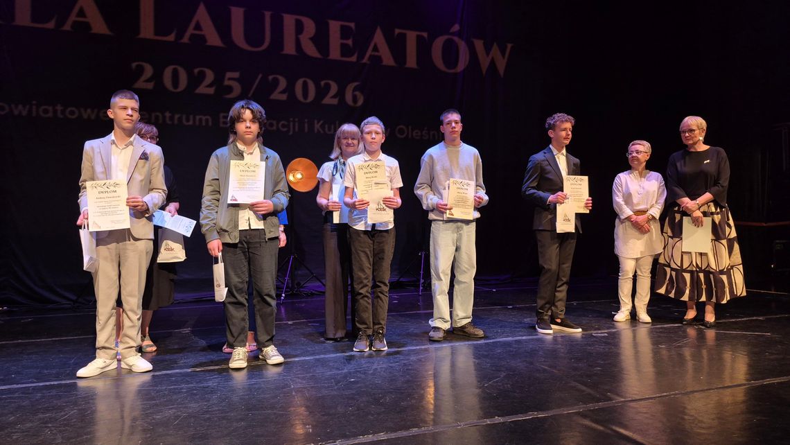 Gala laureatów powiatowych konkursów