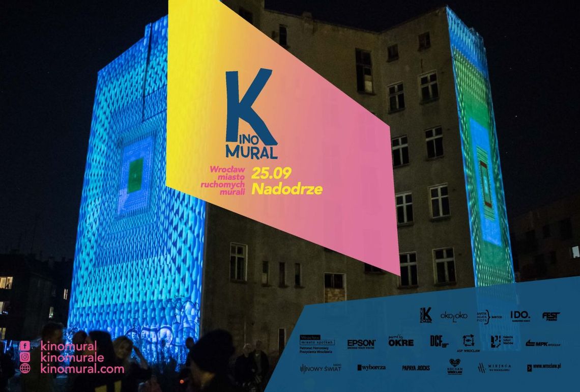 Gigantyczne ruchome malowidła na kamienicach Wrocławia
