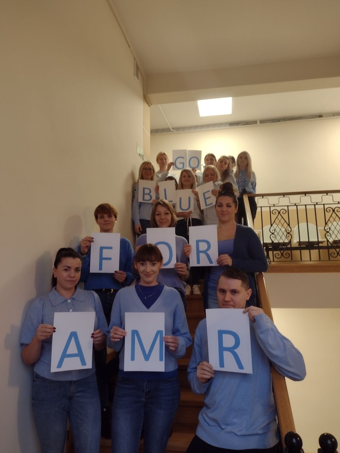 Oleśnica dołącza do akcji Go Blue for Amr