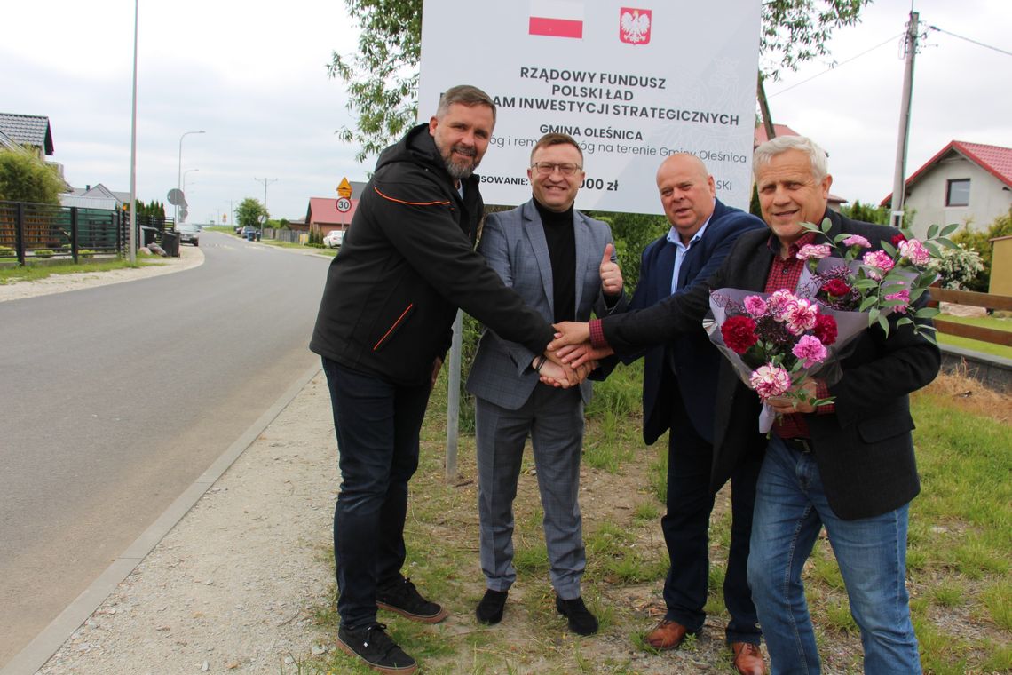 Gotowa kolejna drogowa inwestycja w gminie Oleśnica 