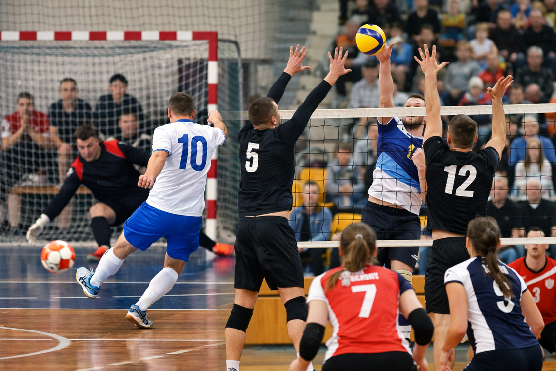 Grad bramek i wielki powrót siatkówki. Emocjonujący sportowy weekend w gminie Oleśnica